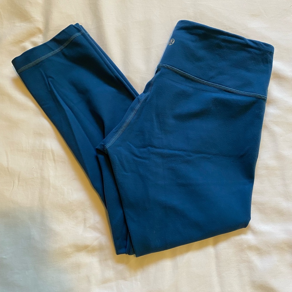 Lululemon Athletica Wunder Under Crop Reversible Leggings